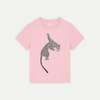 T-shirt Femme Panthère – Coton Bio Imprimé | Inspiration Sauvage