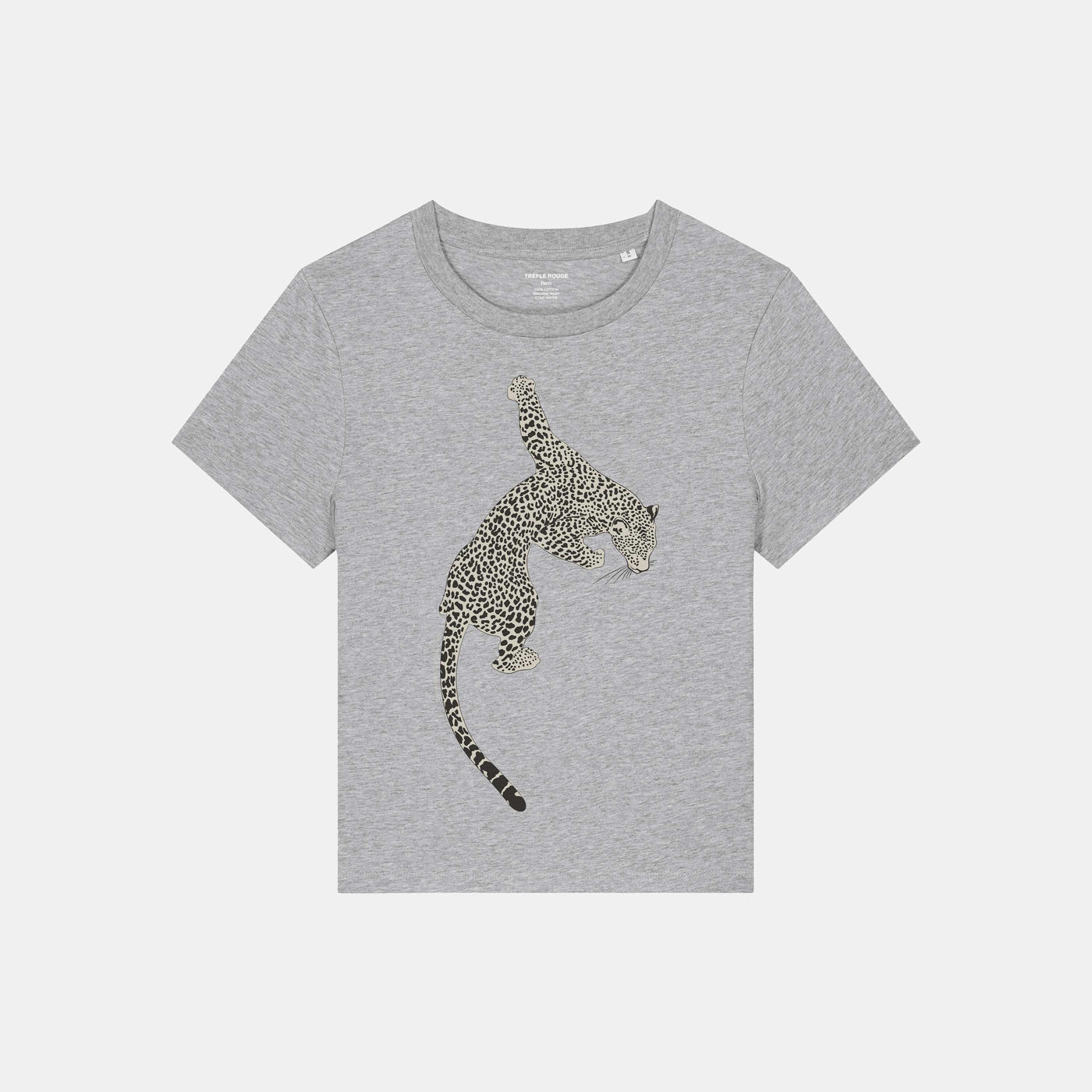 T-shirt Femme Panthère – Coton Bio Imprimé | Inspiration Sauvage