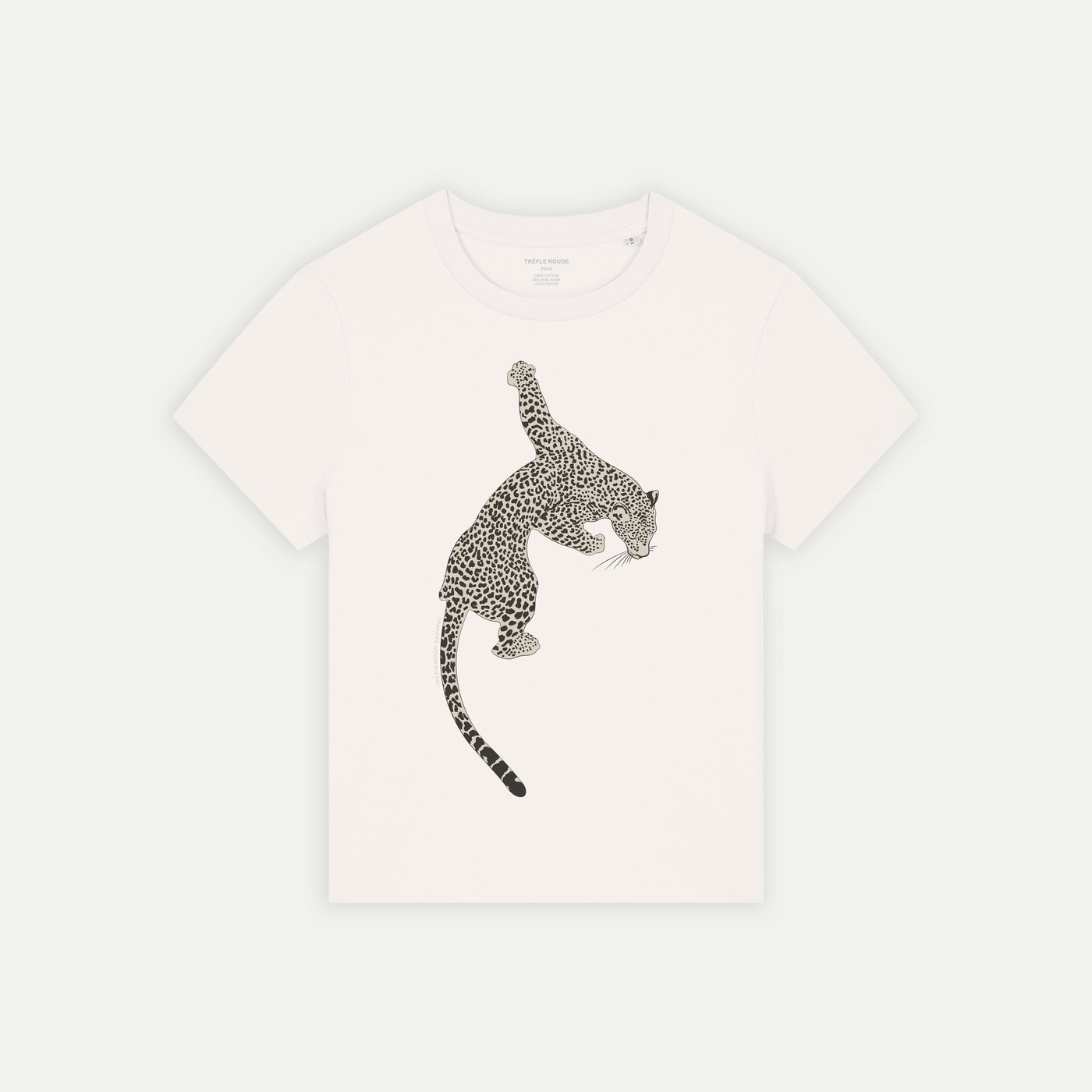 T-shirt Femme Panthère – Coton Bio Imprimé | Inspiration Sauvage
