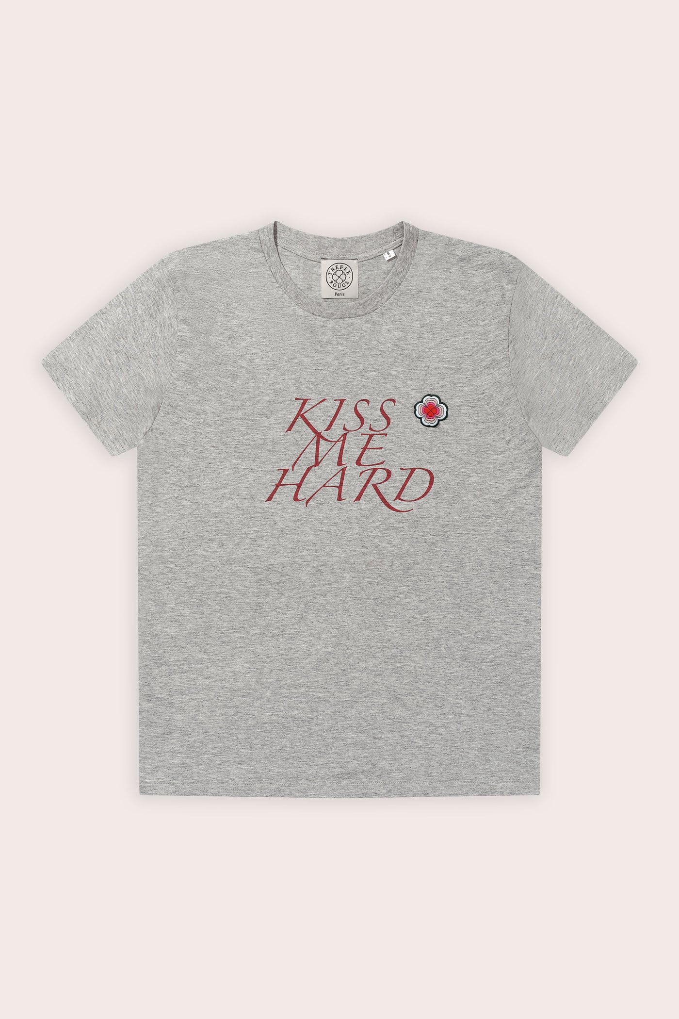 T-shirt gris chiné Kiss Me Hard