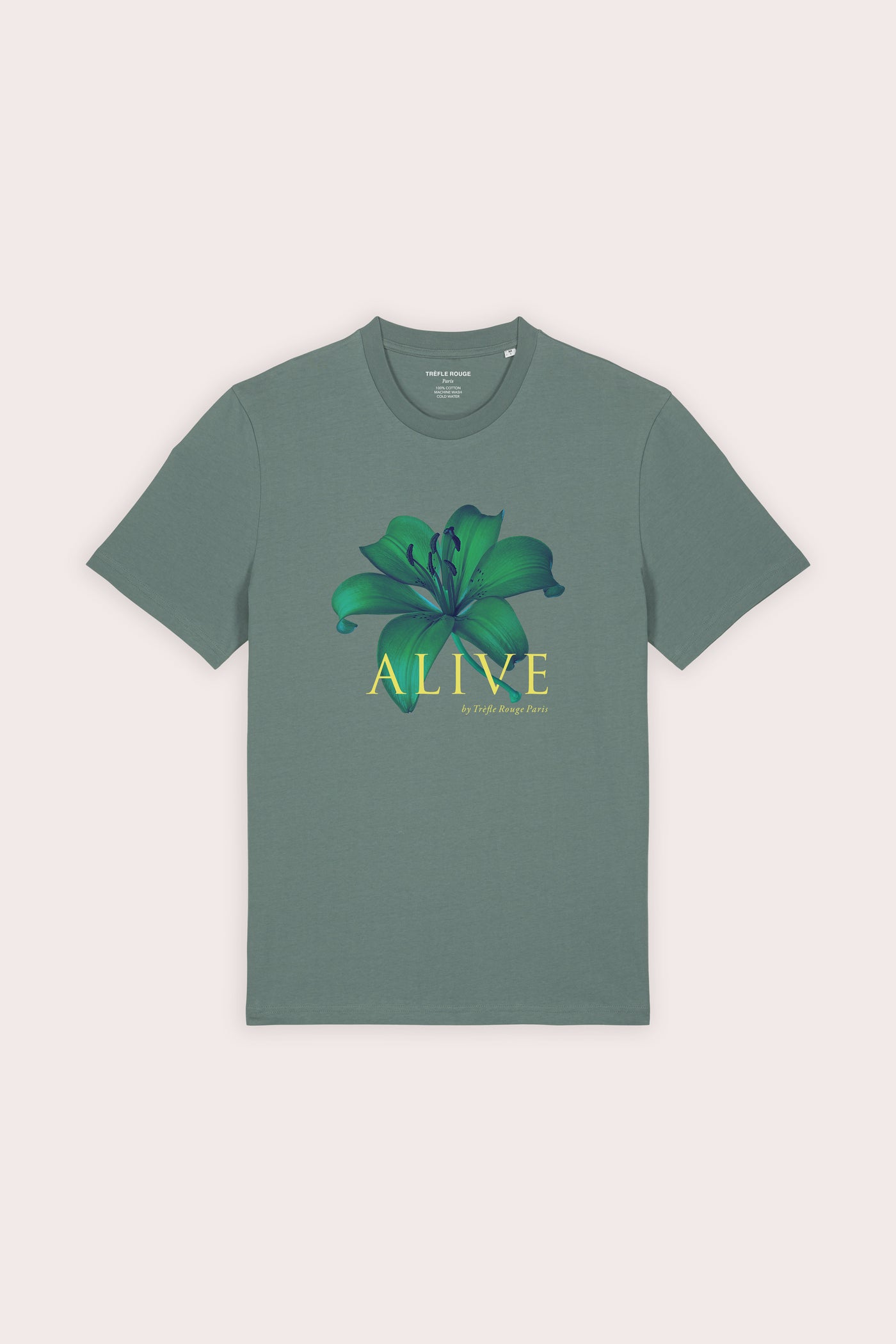 T-shirt unisexe bio Lys vert