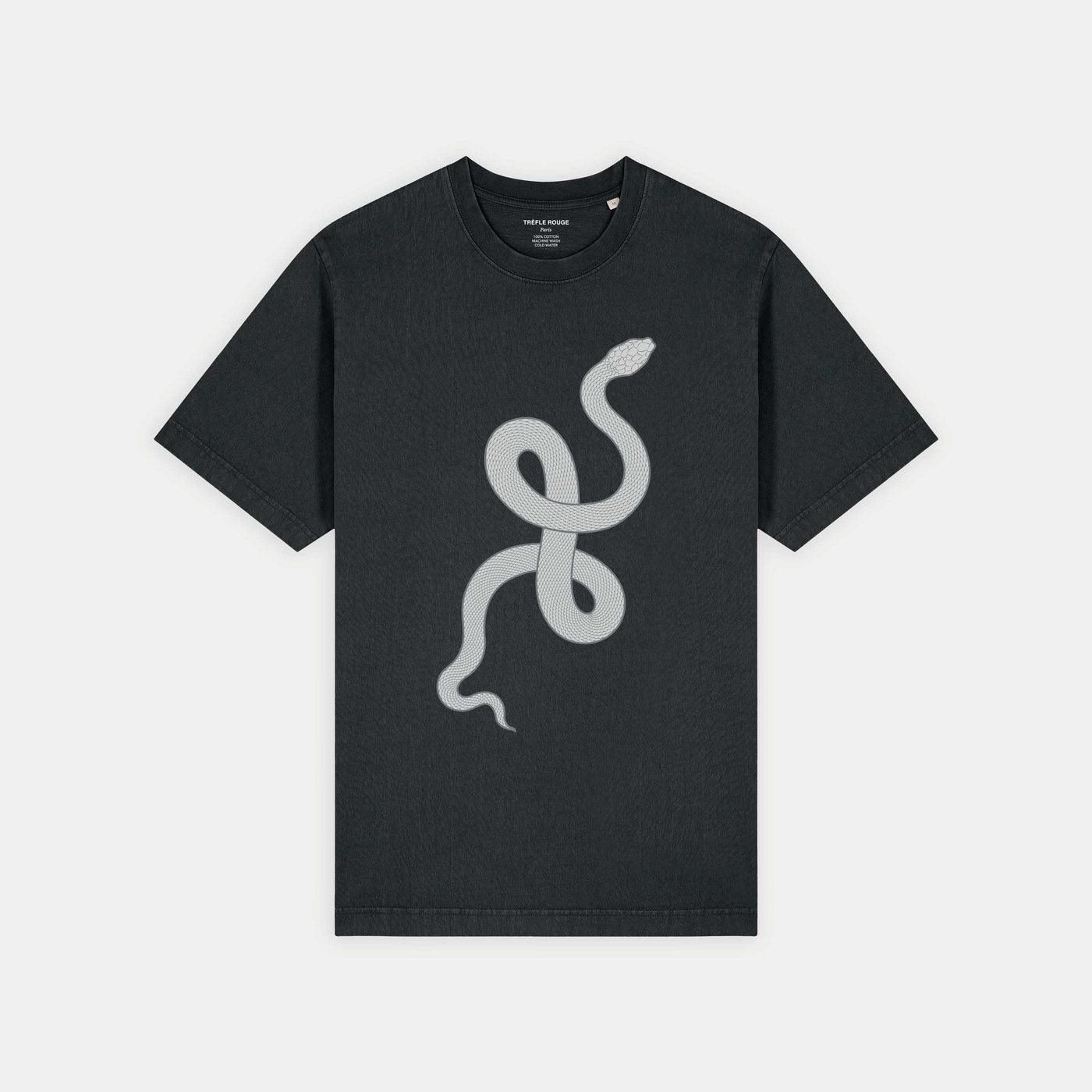T-shirt Unisexe Serpent – Coton Bio Imprimé | Inspiration Sauvage