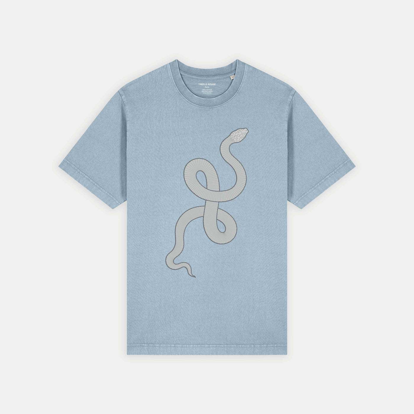 T-shirt Unisexe Serpent – Coton Bio Imprimé | Inspiration Sauvage